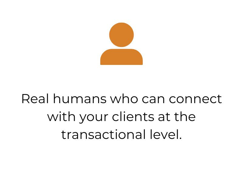 Infographic showing collaboration between CPAs, EAs, and bookkeeping partners to provide complete financial services for client